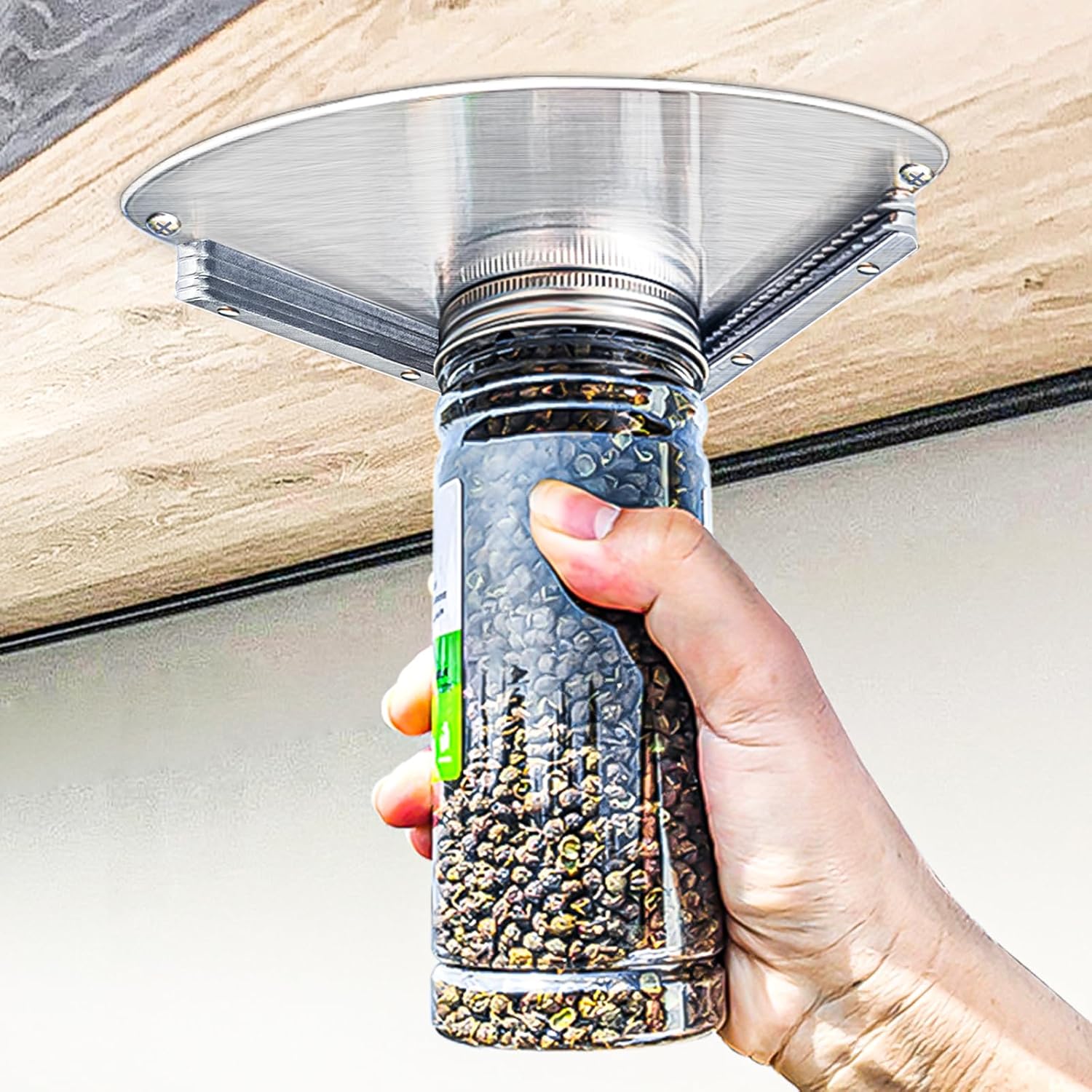 Kitchen Hand Gadgets - Stainless Steel Jar Opener for Seniors,