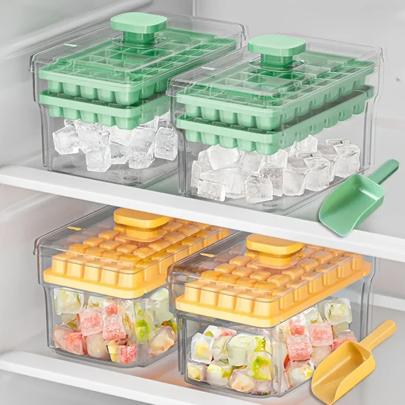 Kitchen Gadgets Amazon - Ice Trays for Freezer with Lid