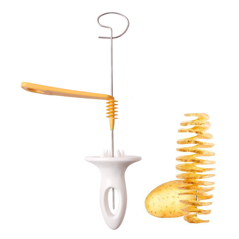 Kitchen Gadgets Amazon - LMETJMA Tornado Spiral Potato Cutter Fry