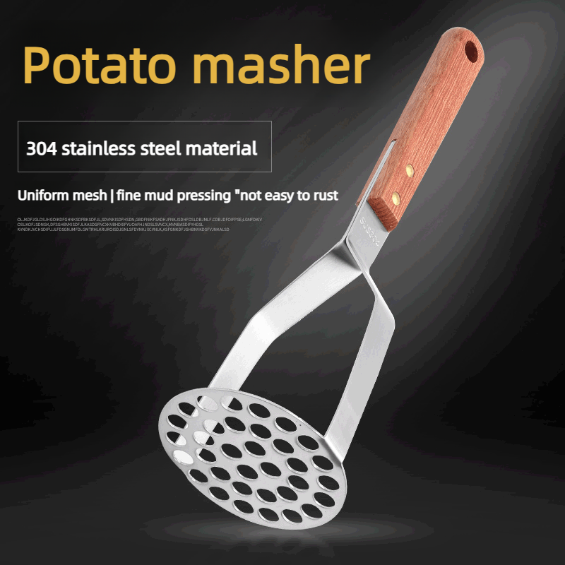 Kitchen Gadgets Amazon - Stainless Steel Potato Masher, Crusher, Garlic,