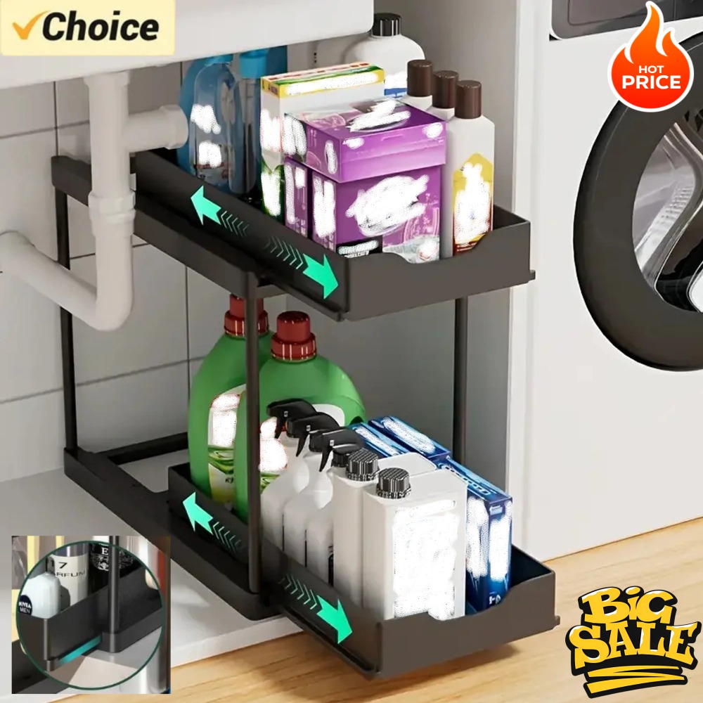 Kitchen Gadgets Amazon - New 2 Tier Under Sink Organizer,
