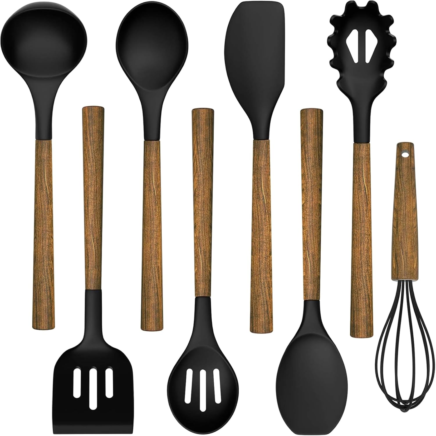 Kitchen Gadgets Images - 8-Piece Silicone Cooking Utensil Set with
