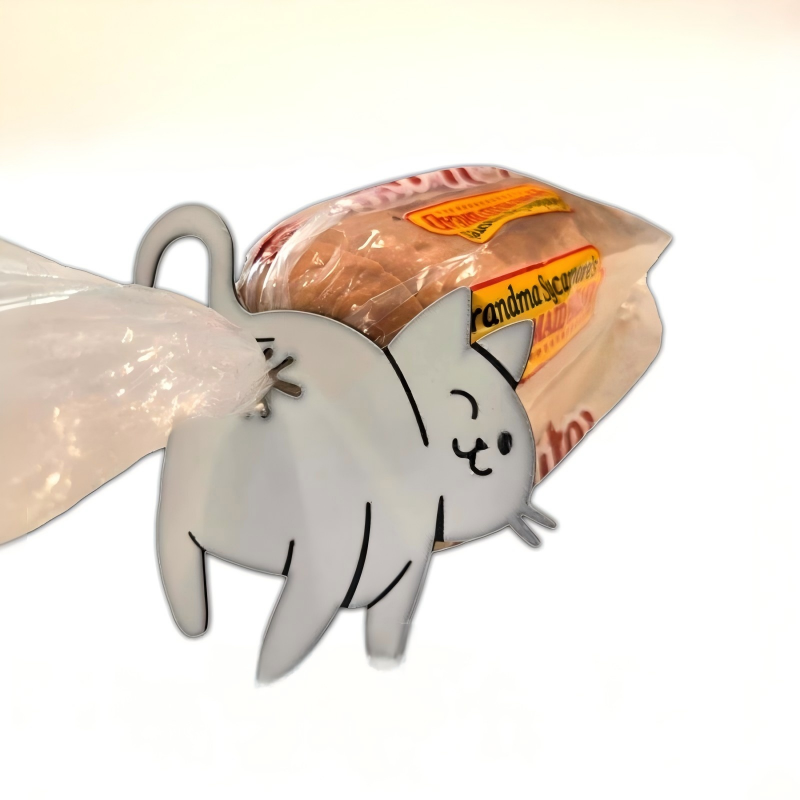 Funny Kitchen Gadgets Gifts - 3pcs Cute 3D Cat Butt Bag