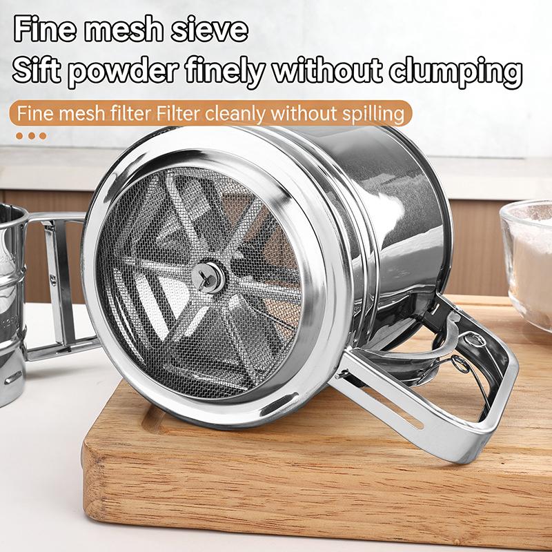 Stainless Steel Flour Sieve Cu - огляд і ціна Kitchen Hand Gadgets