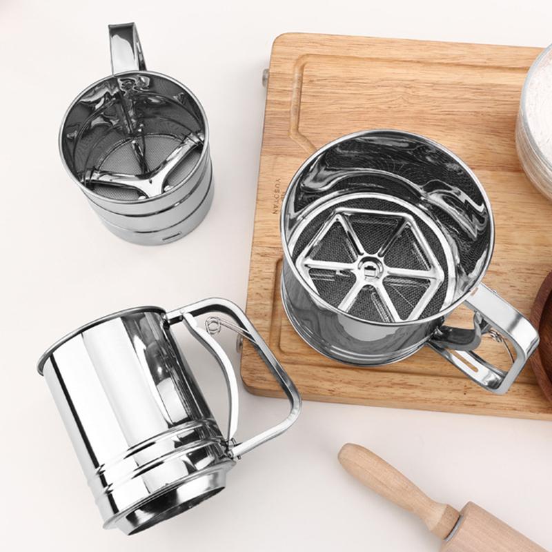Stainless Steel Flour Sieve Cu - огляд і ціна Kitchen Hand Gadgets