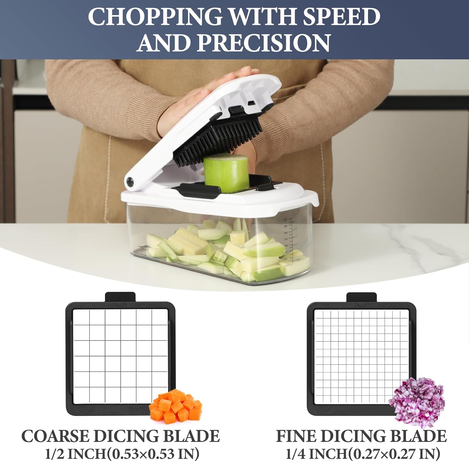8-in-1 Manual Food Chopper wit - огляд і ціна Kitchen Gadgets Images