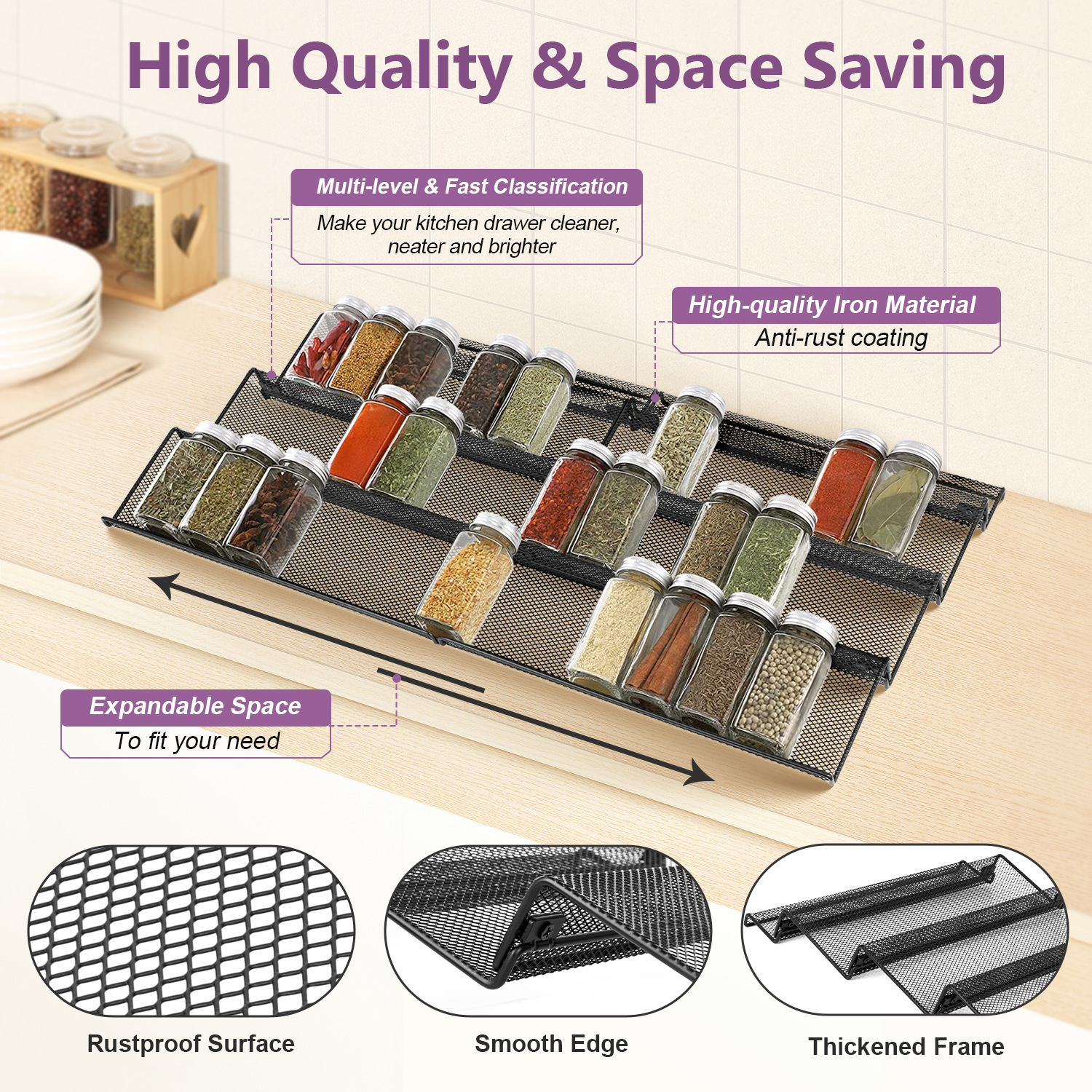 4 Layer Spice Drawer Sorting S - огляд і ціна Kitchen Gadgets Amazon
