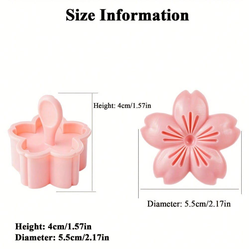 5pcs/set Cherry Blossom Cookie - огляд і ціна Kitchen Hand Gadgets