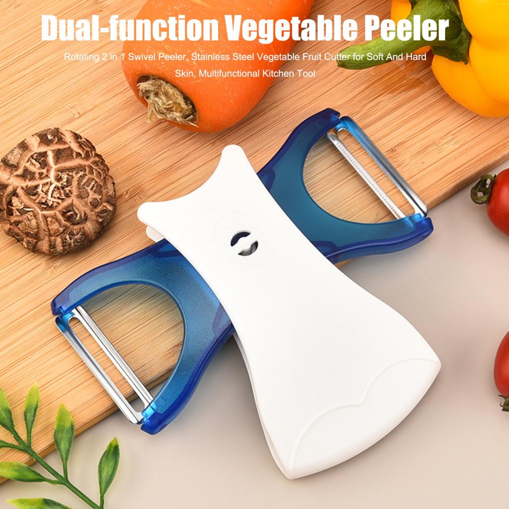 2 In 1 Rotating Swivel Peeler, - огляд і ціна Kitchen Gadgets Vegetable Cutter