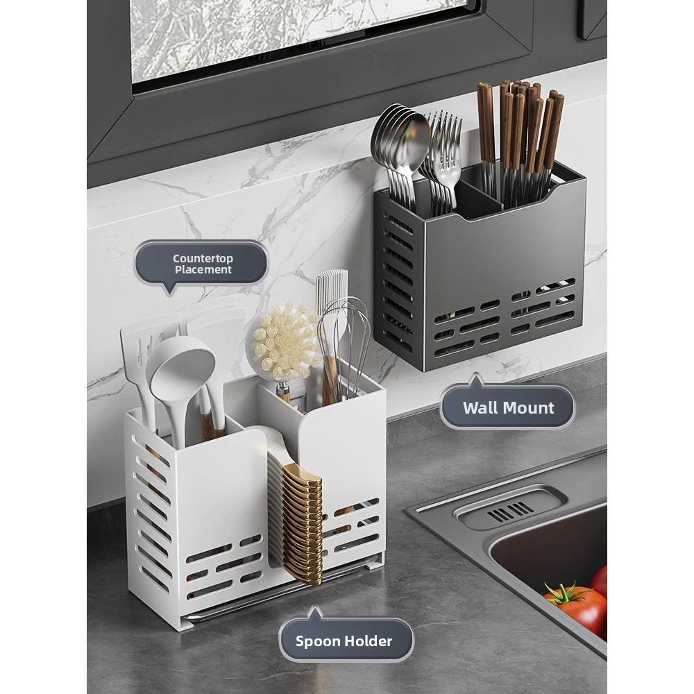 New Stainless Steel Wall-Mount - огляд і ціна Kitchen Utensil Holder