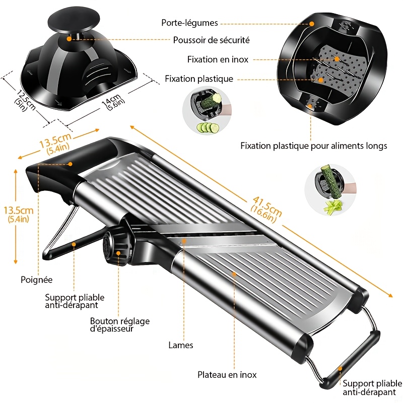 Stainless Steel Mandoline Slic - огляд і ціна Mandoline Slicer