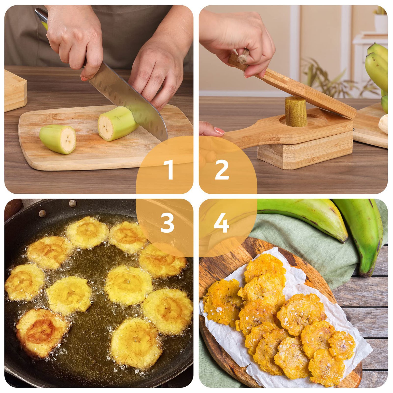 Banana Pancake Maker Hand Pres - огляд і ціна Kitchen Hand Gadgets