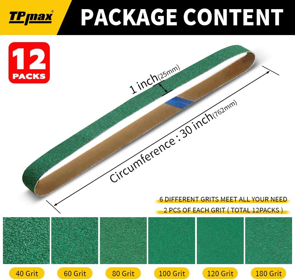 12 Pack 1x30 Inch Zirconia Cer - огляд і ціна Knife Sharpener