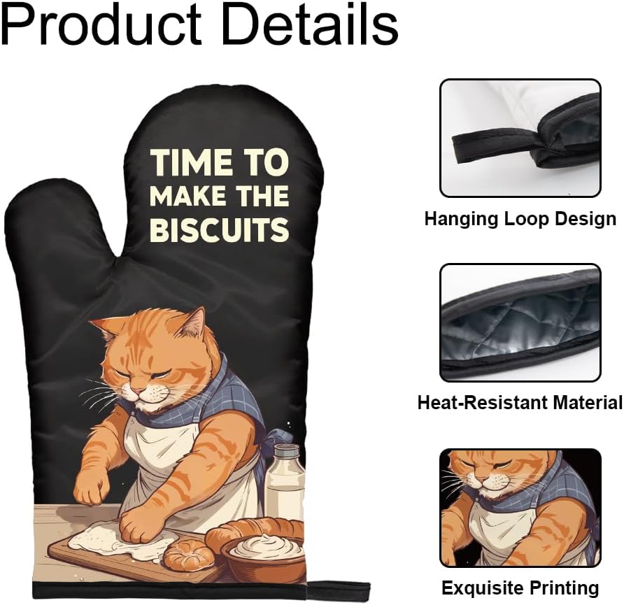 The Biscuits Funny Cat Oven Mi - огляд і ціна Funny Kitchen Gadgets Gifts