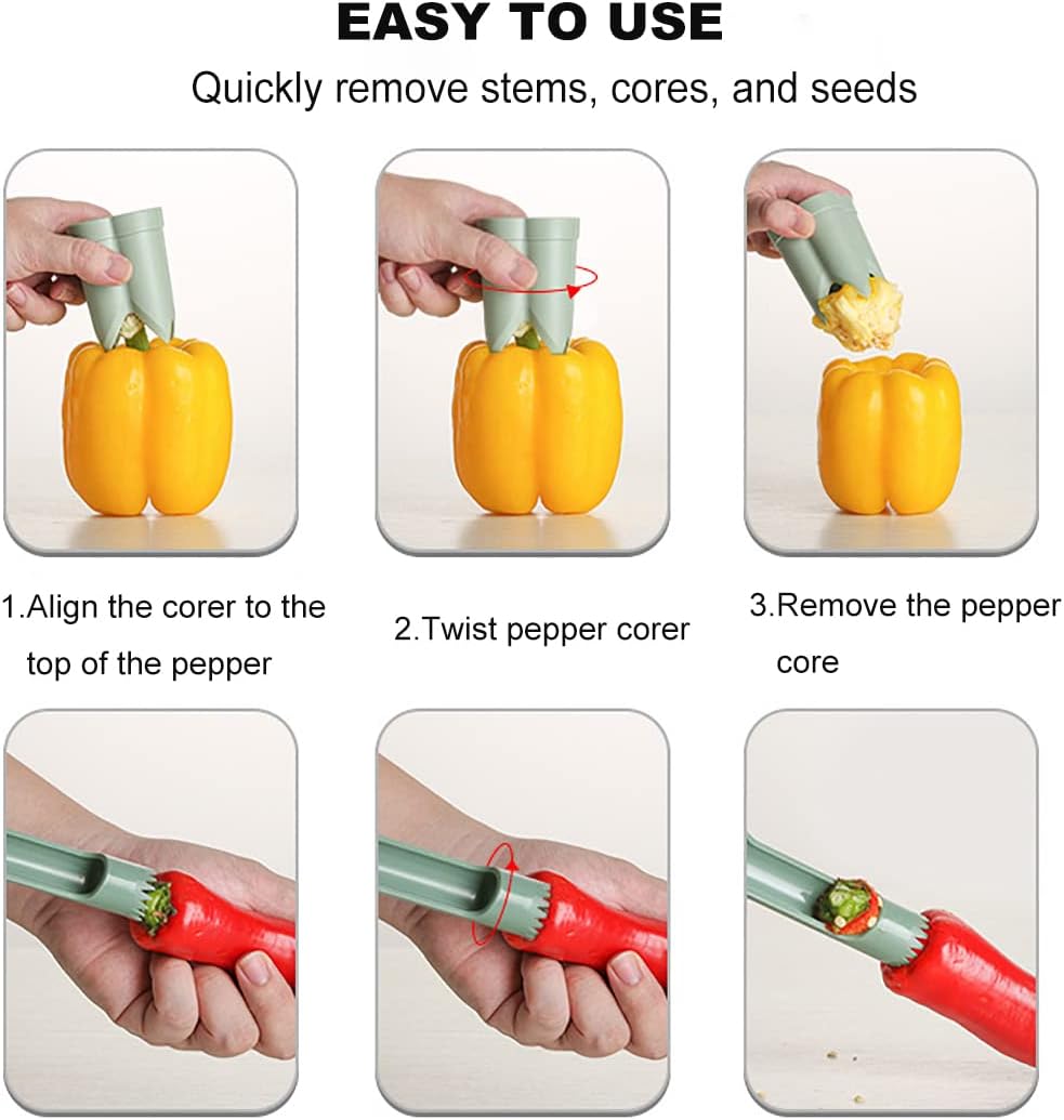 2-in-1 Bell Pepper Corer and S - огляд і ціна Kitchen Gadgets Images