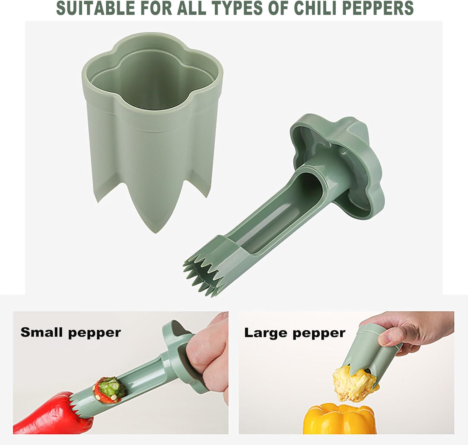 2-in-1 Bell Pepper Corer and S - огляд і ціна Kitchen Gadgets Images