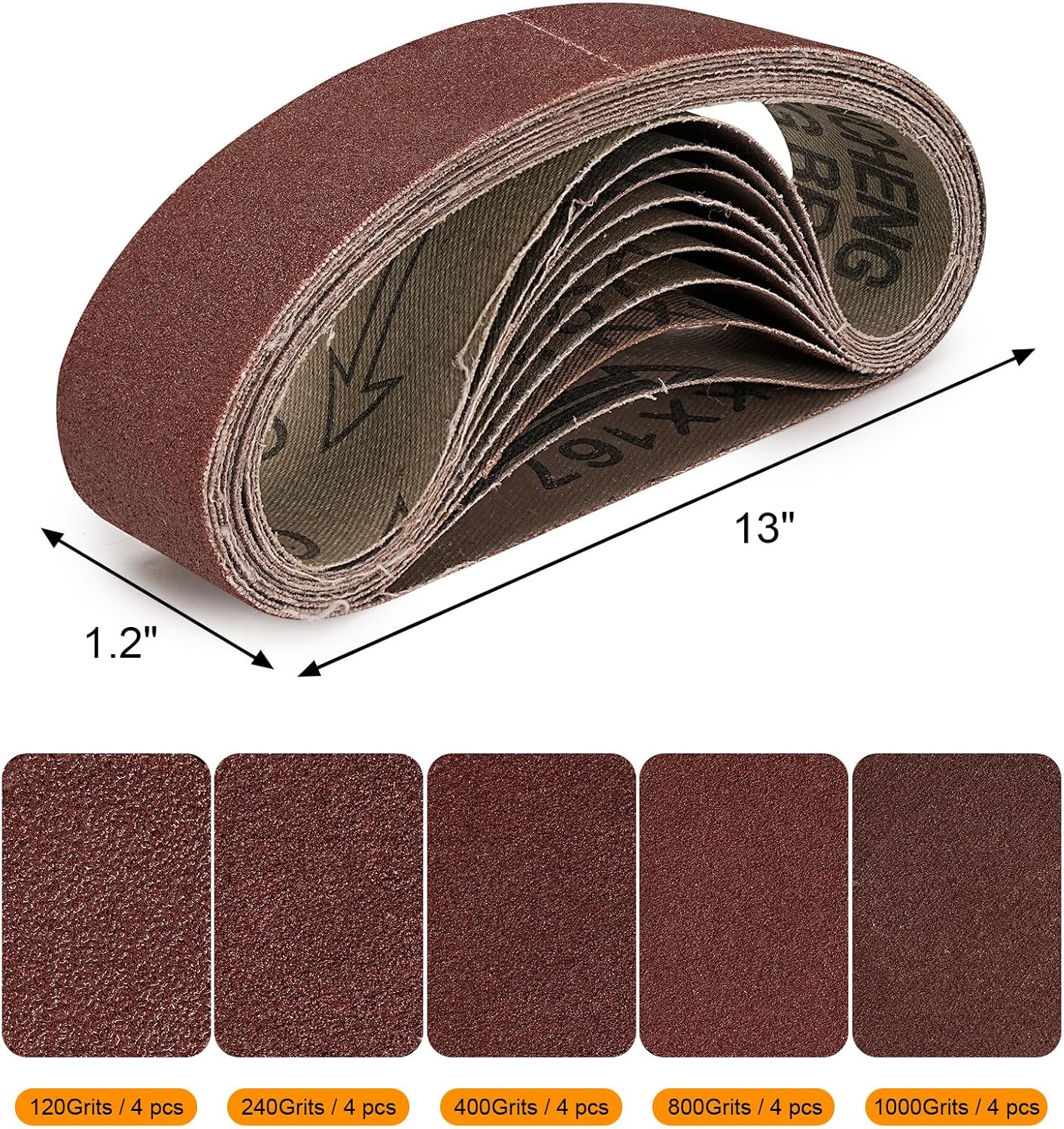 20 Pack 1.2x13 Inch Sanding Be - огляд і ціна Knife Sharpener