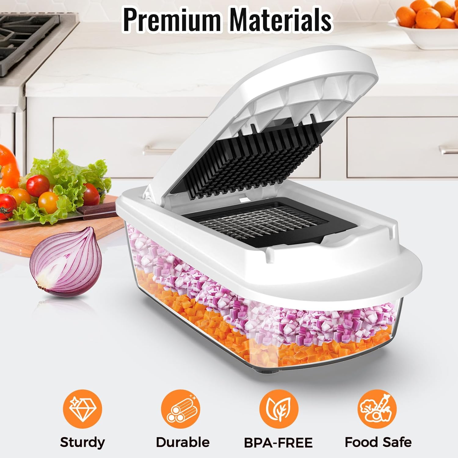 8 Blade All-in-1 Vegetable Cho - огляд і ціна Kitchen Gadgets Vegetable Cutter