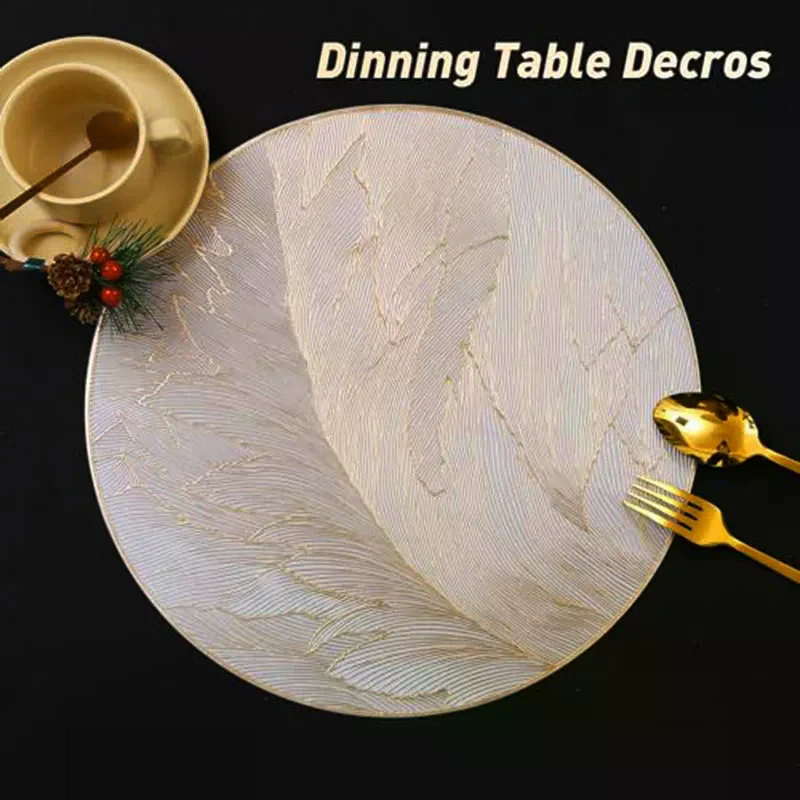 6*Round Luxury Placemats Non-S - огляд і ціна Kitchen Gadgets Luxury