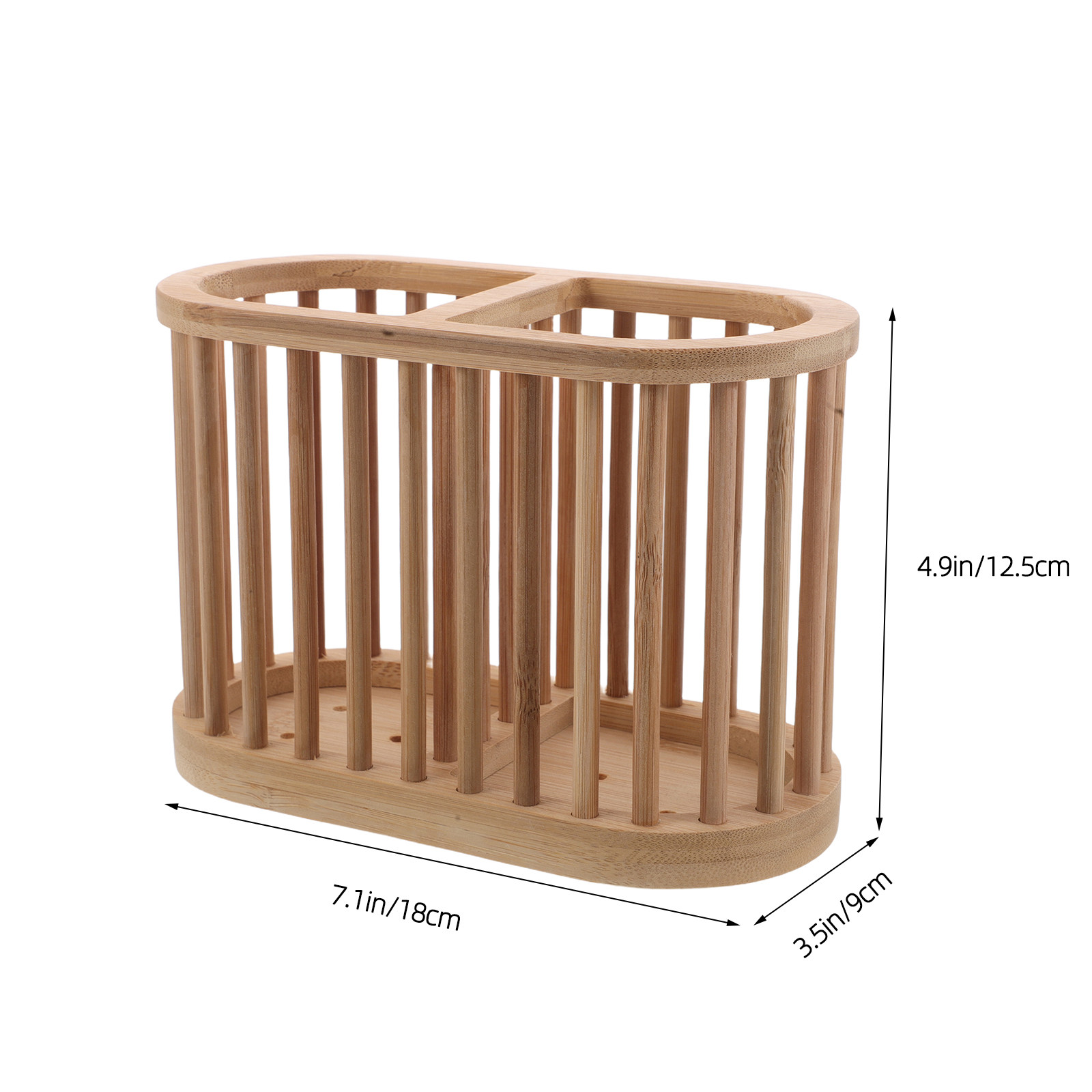 Bamboo Utensil Holder Hollow D - огляд і ціна Kitchen Utensil Holder