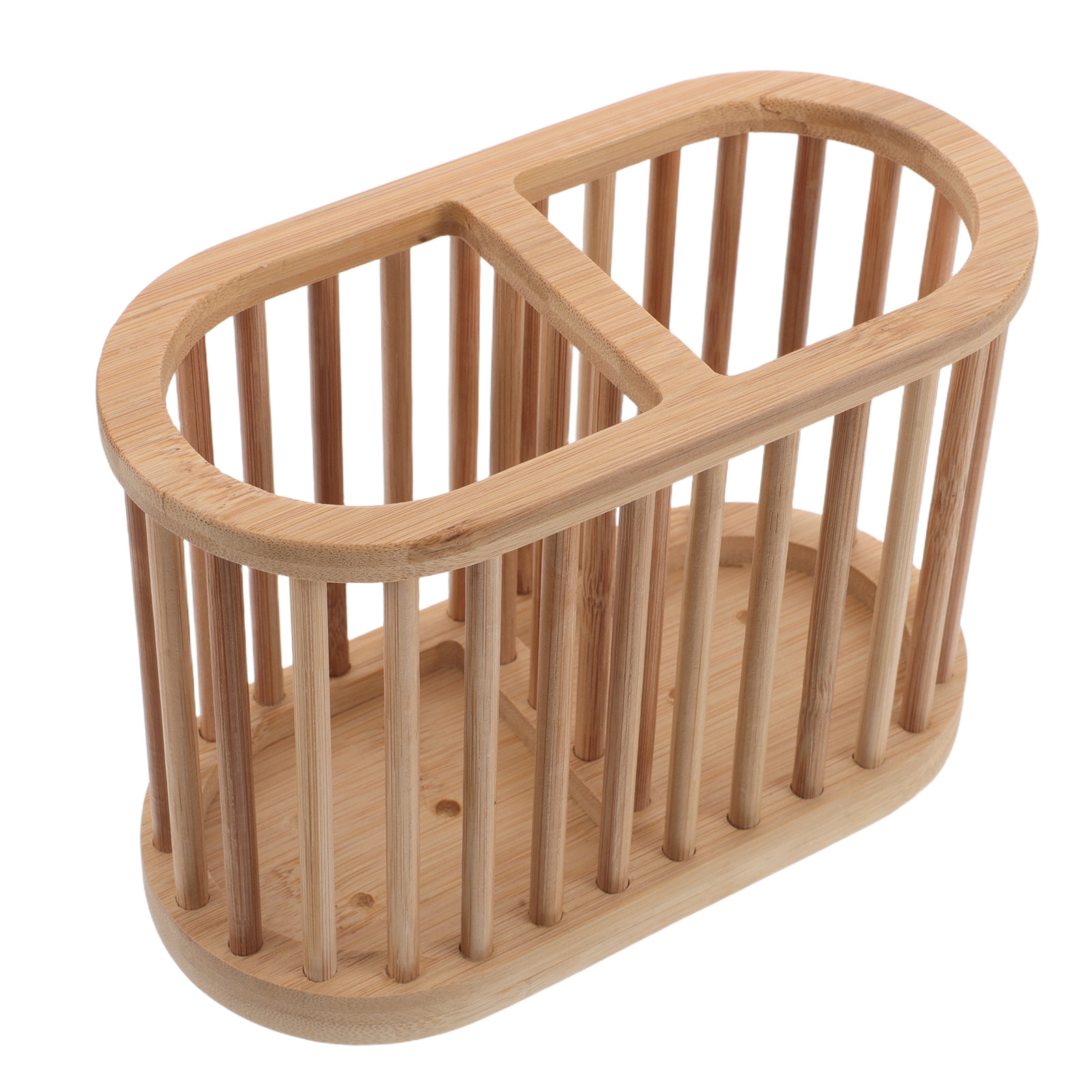 Bamboo Utensil Holder Hollow D - огляд і ціна Kitchen Utensil Holder