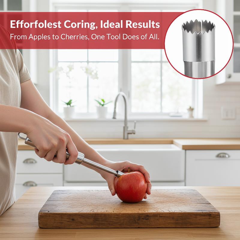 4pcs Fruit Core Remover Cutter - огляд і ціна Kitchen Gadgets Usa