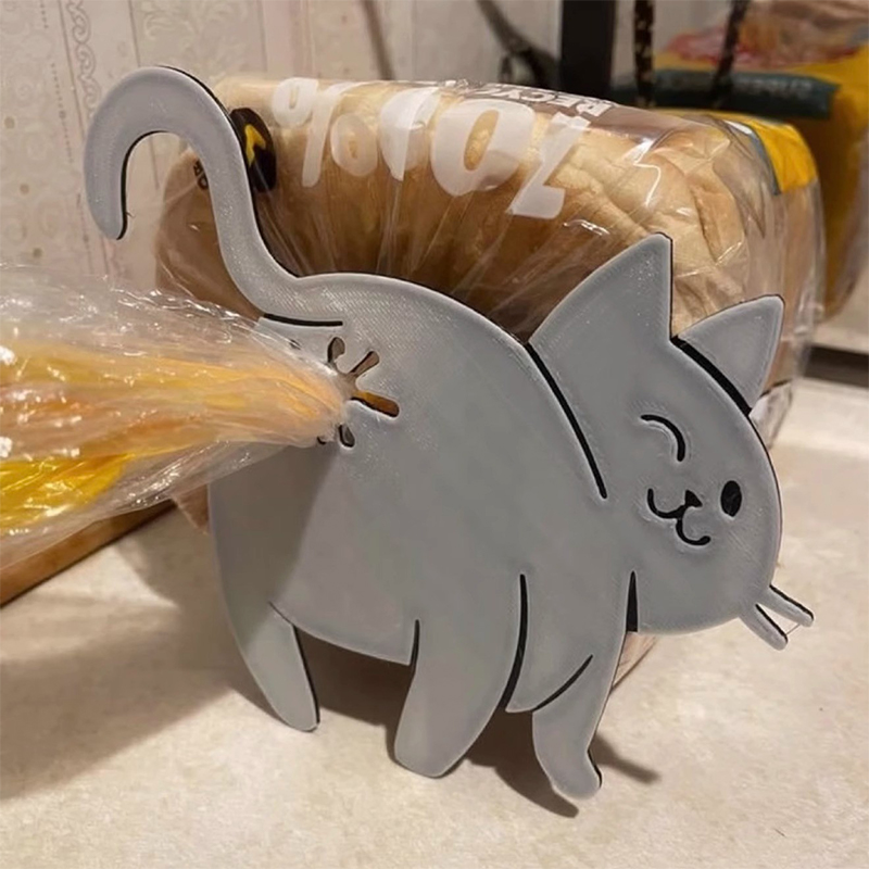 2pcs Funny Cat Butt Bag Clip,  - огляд і ціна Funny Kitchen Gadgets Gifts