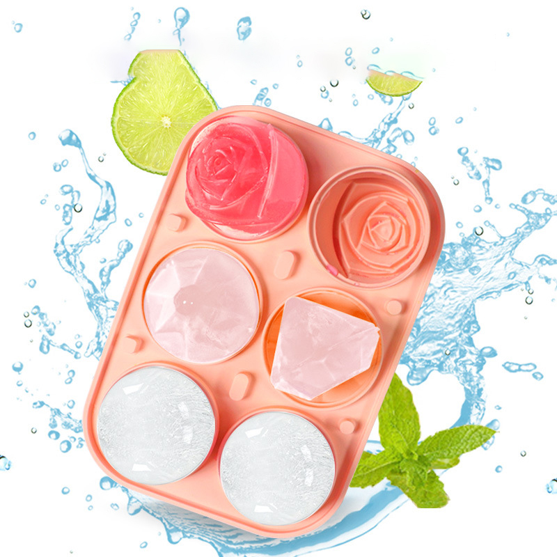 3D Rose Diamond Round Ice Cube - огляд і ціна Kitchen Utensil Holder