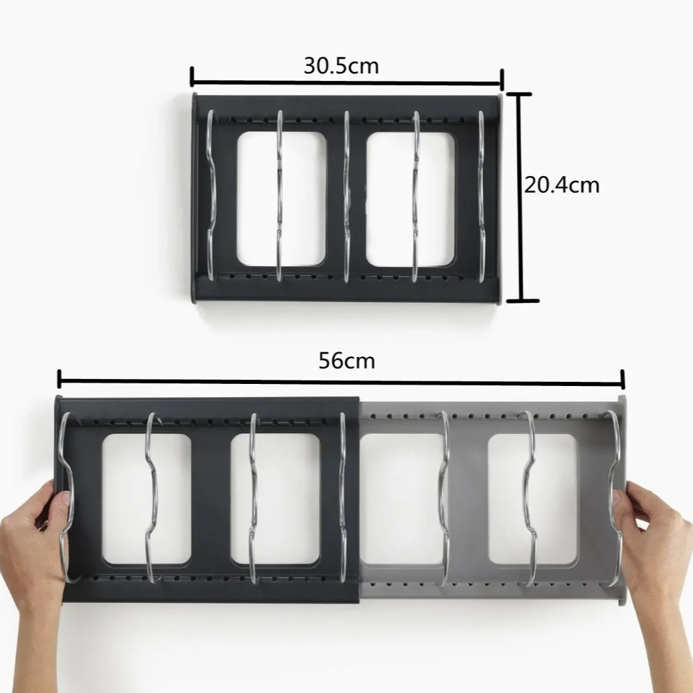 1Pc 7-grid Telescopic Pot Rack - огляд і ціна Kitchen Gadgets Amazon