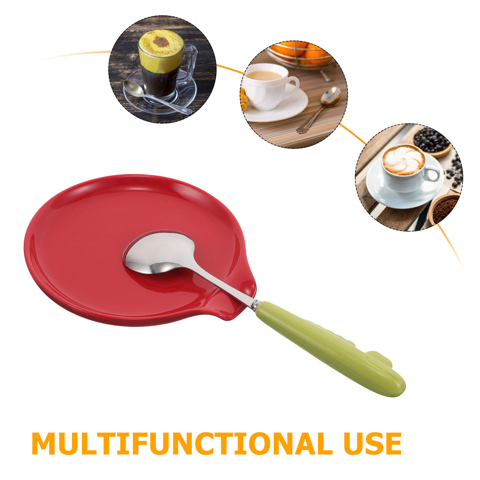 Ceramic Spoon Rest Porcelain H - огляд і ціна Kitchen Utensil Holder