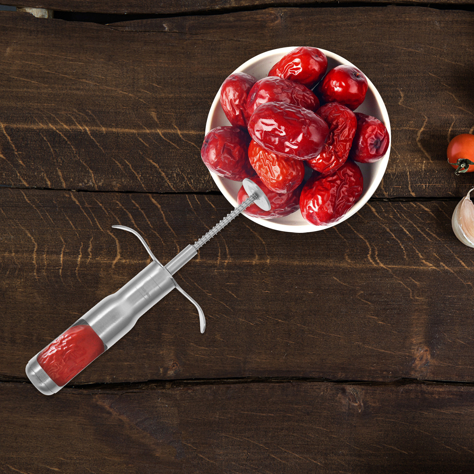 Stainless Steel Dates Corer Ch - огляд і ціна Kitchen Gadgets Usa