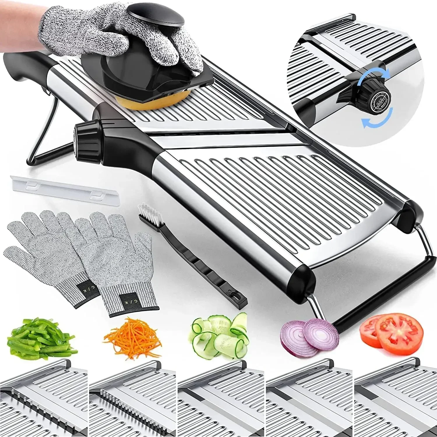 Adjustable Mandoline Food Slic - огляд і ціна Mandoline Slicer