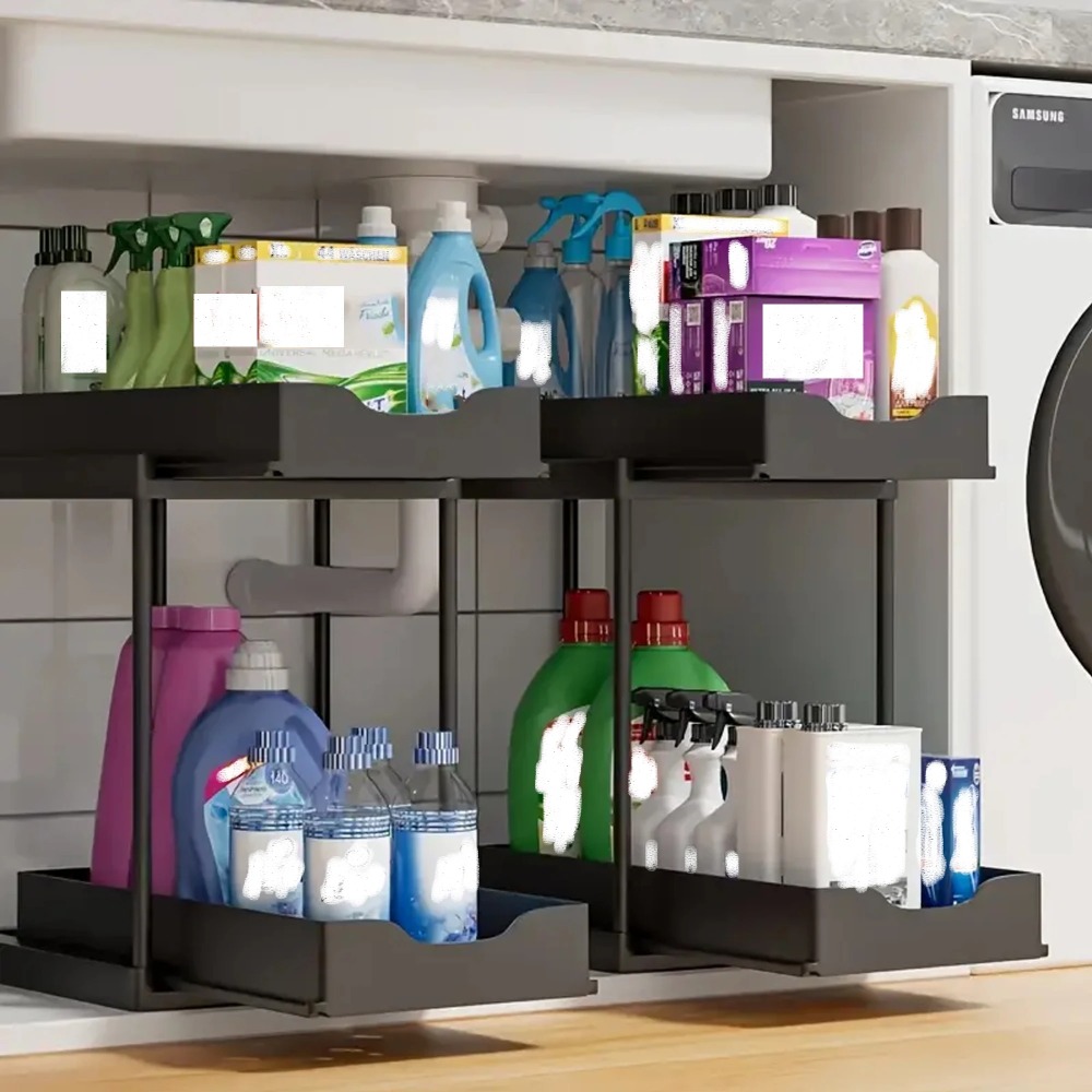 New 2 Tier Under Sink Organize - огляд і ціна Kitchen Gadgets Amazon