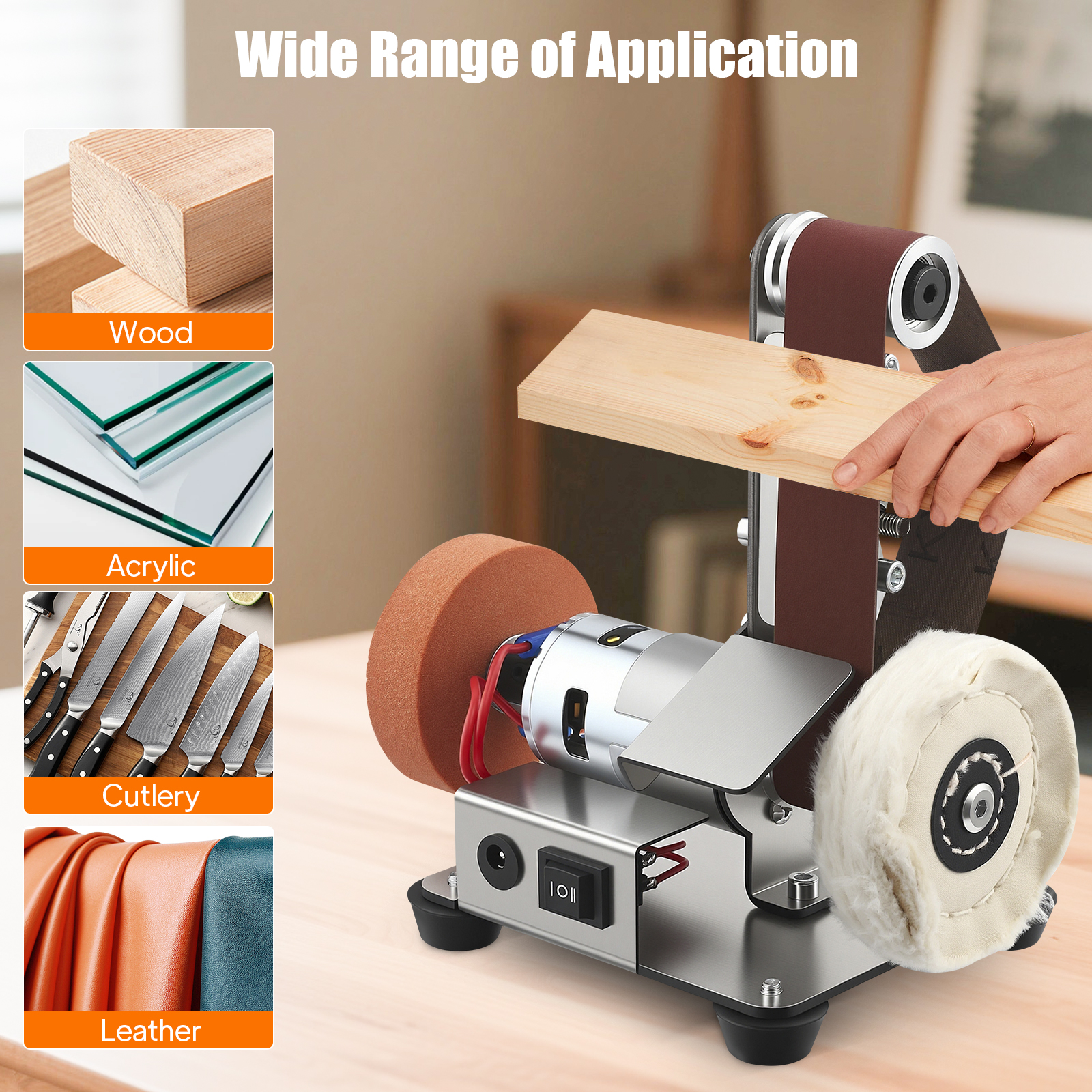 3-IN-1 Mini Electric Desktop S - огляд і ціна Knife Sharpener