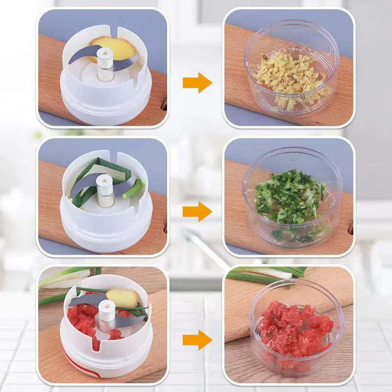 Plastic Garlic Crusher Press V - огляд і ціна Kitchen Gadgets Vegetable Cutter