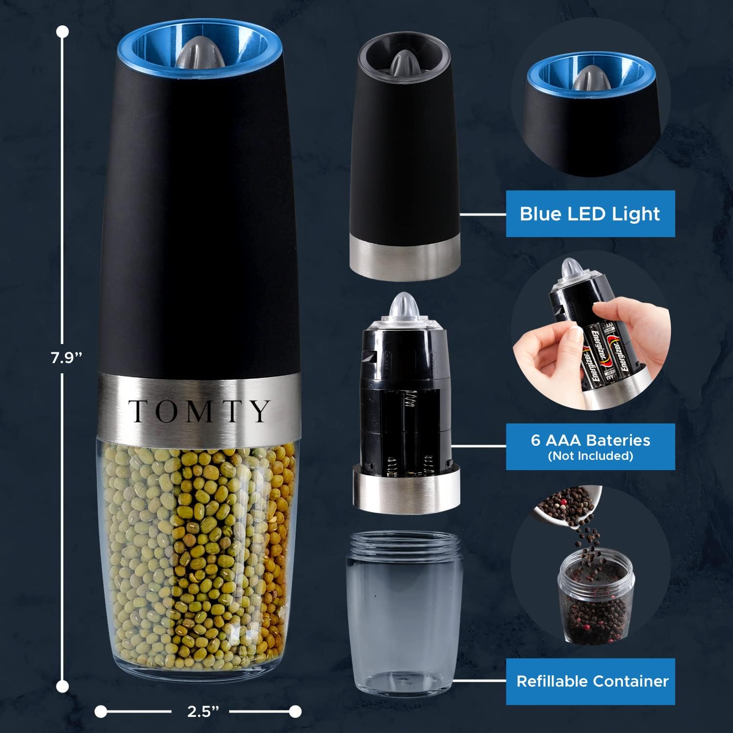 Electric Salt and Pepper Grind - огляд і ціна Kitchen Gadgets Images