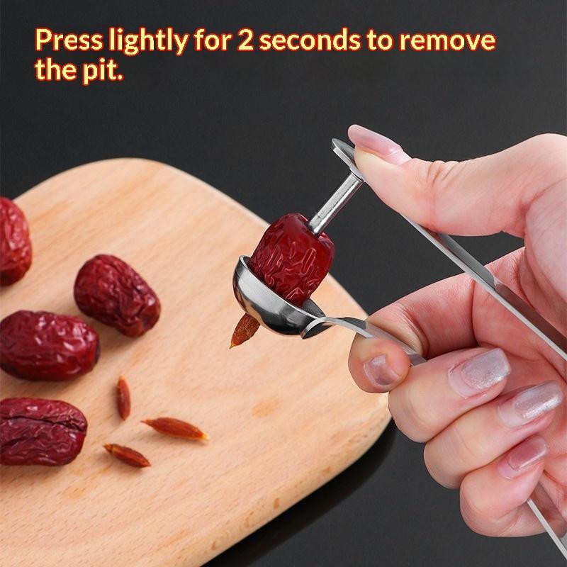 Stainless Steel Red Date Pitte - огляд і ціна Kitchen Gadgets Usa