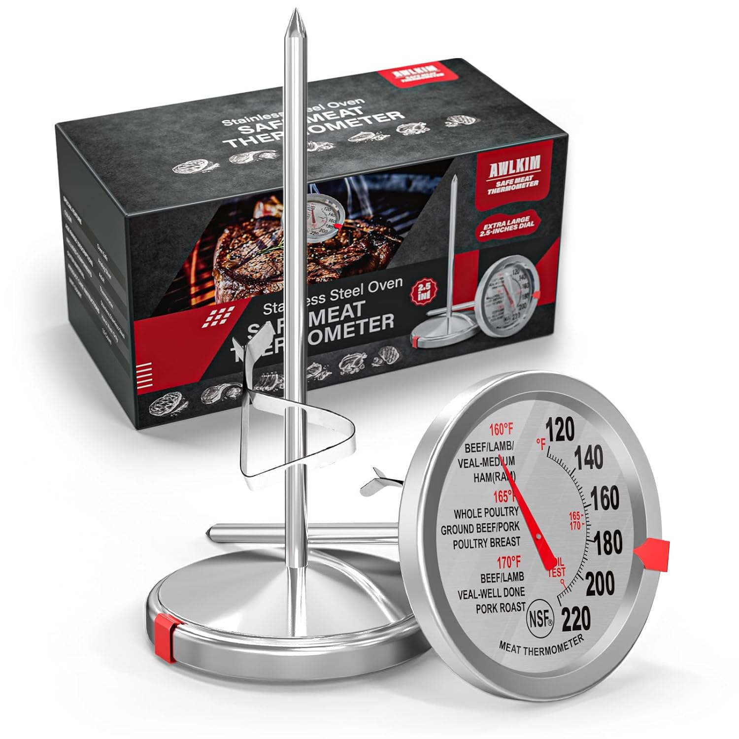 2 Pack Stainless Steel Meat Th - огляд і ціна Kitchen Gadgets Useful