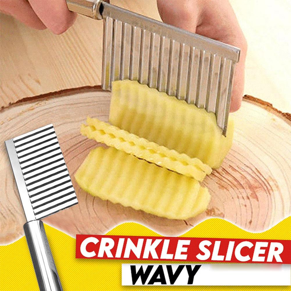 Stainless Steel Wave Potato Sl - огляд і ціна Kitchen Gadgets Vegetable Cutter