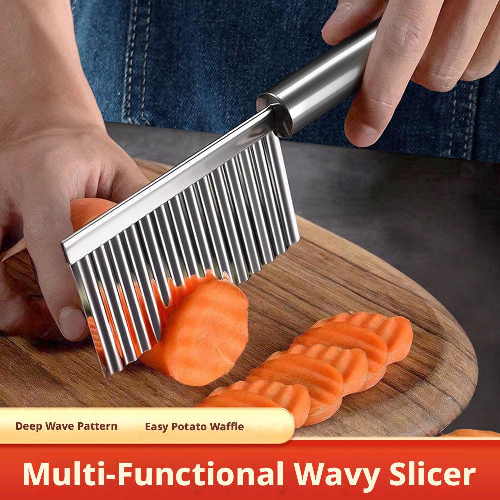 Stainless Steel Wave Potato Sl - огляд і ціна Kitchen Gadgets Vegetable Cutter