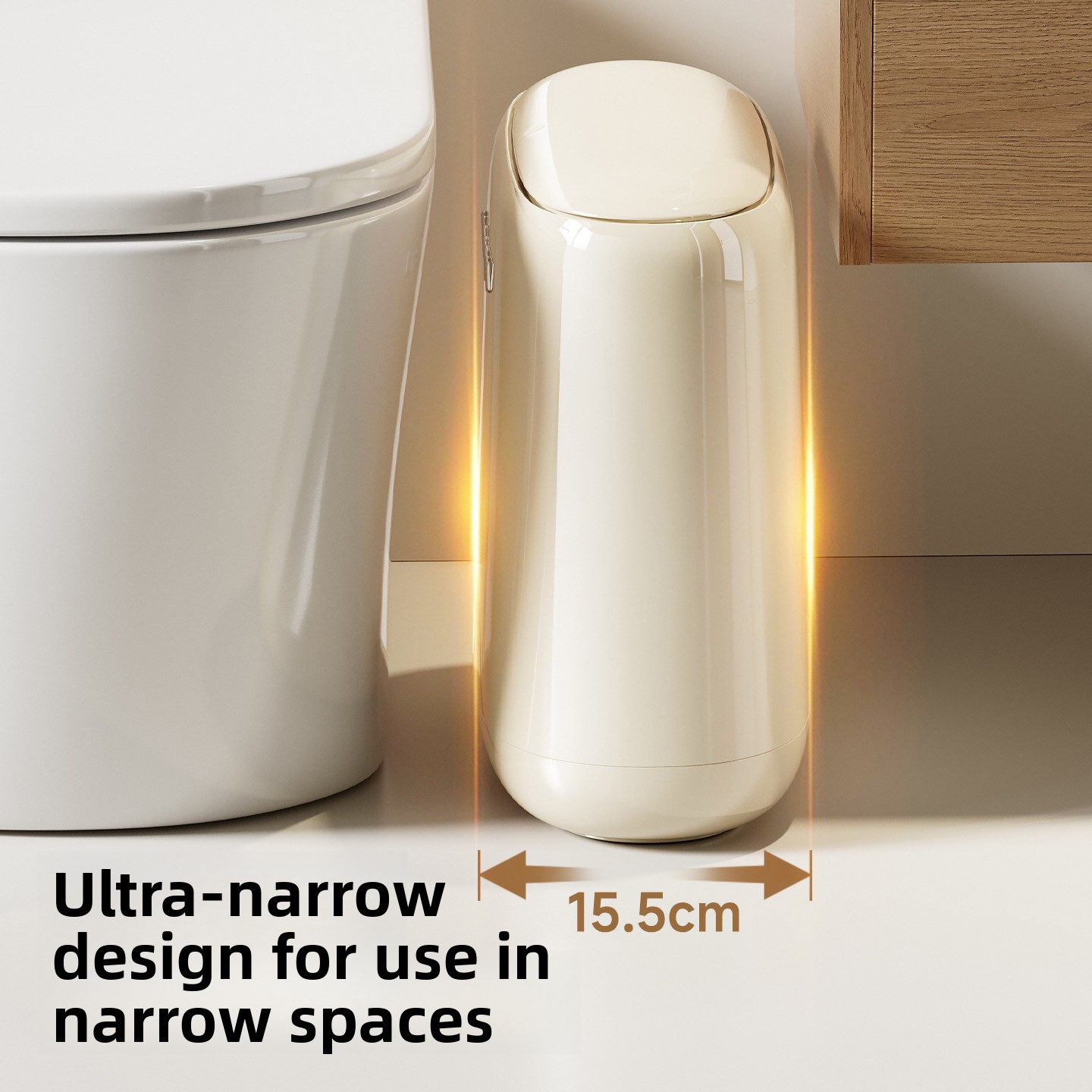 12L Trash Bin Narrow Gap Trash - огляд і ціна Kitchen Gadgets Luxury