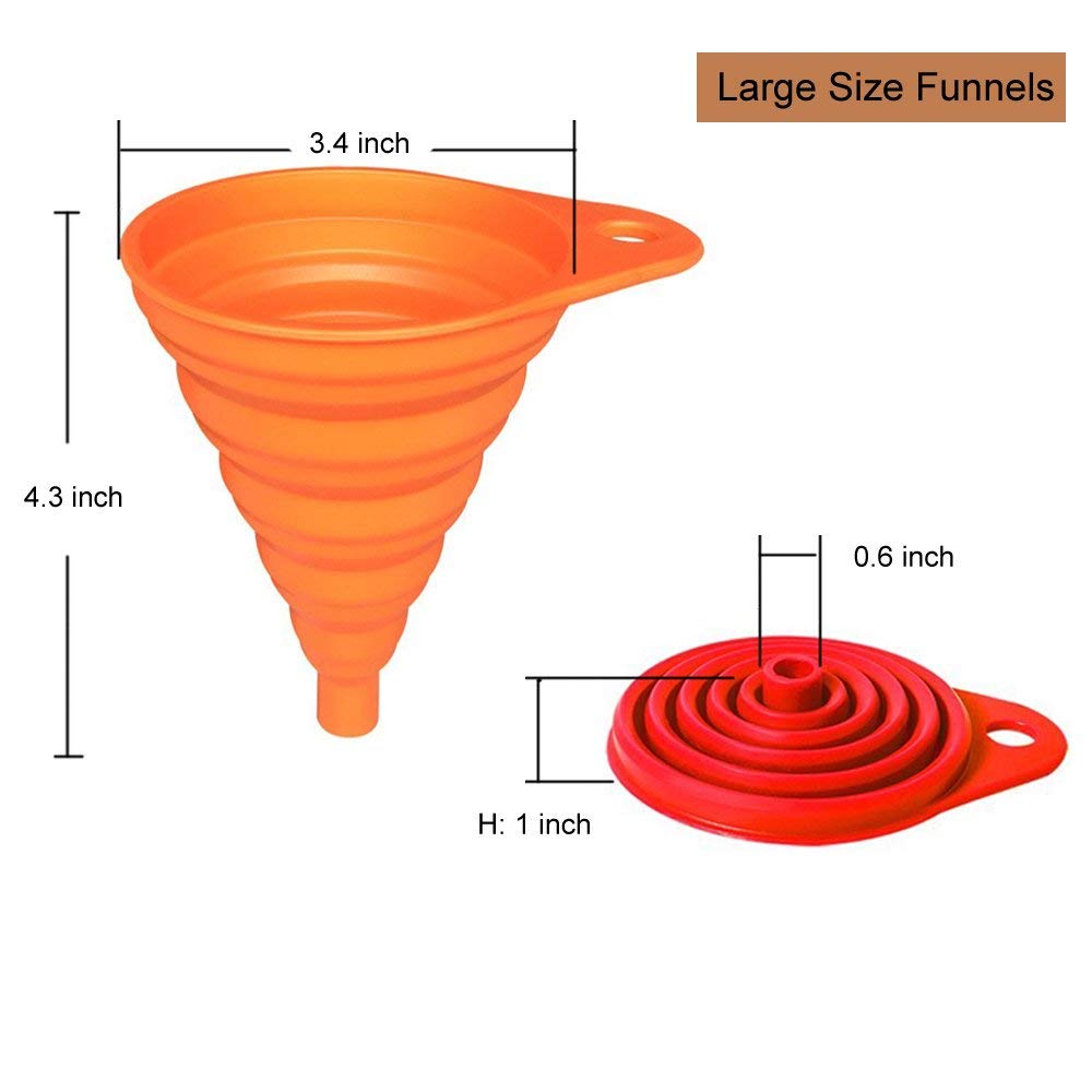 4-Pack Collapsible Silicone Fu - огляд і ціна Kitchen Gadgets Images