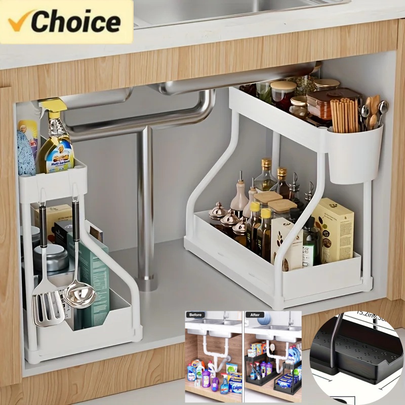 Space Saving 2 Tier Under Sink - огляд і ціна Kitchen Gadgets Amazon