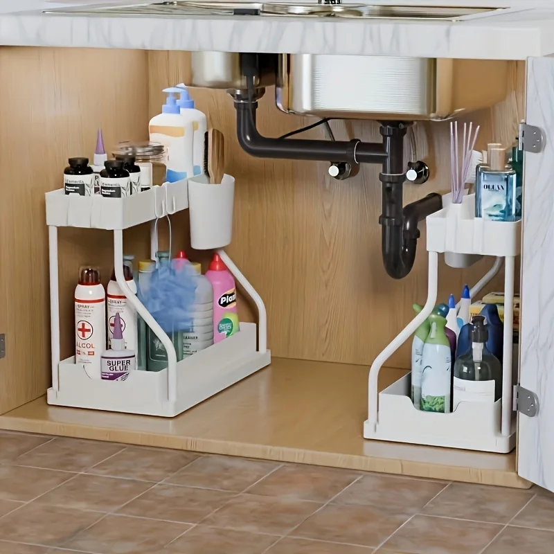 Space Saving 2 Tier Under Sink - огляд і ціна Kitchen Gadgets Amazon