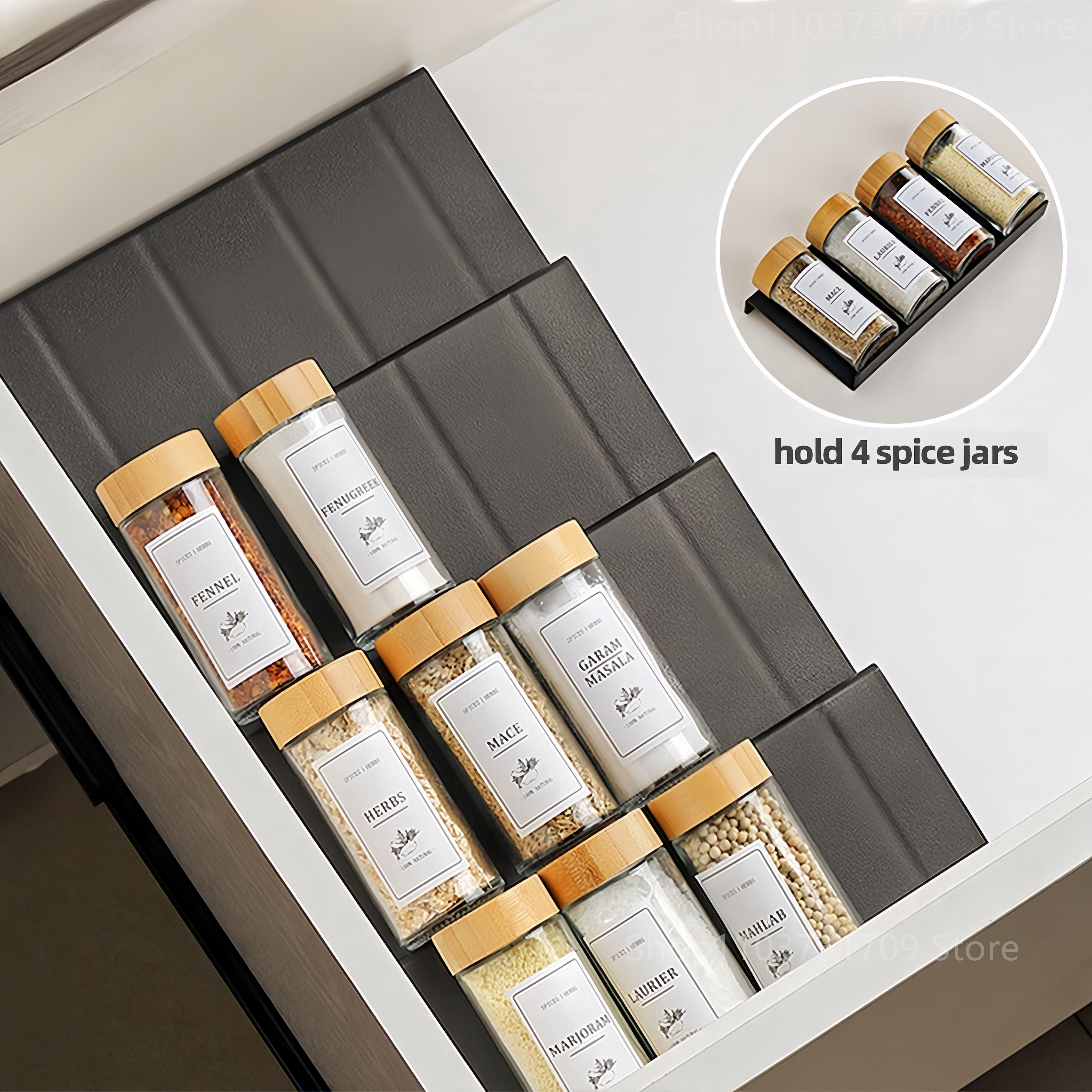 4 Layers Kitchen Spice Drawer  - огляд і ціна Kitchen Gadgets Amazon