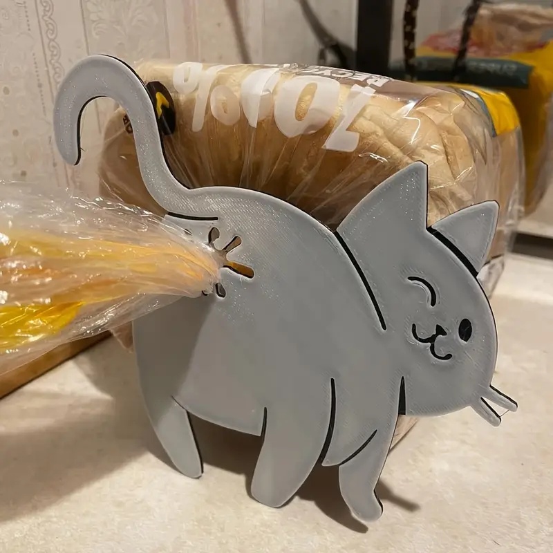 2pcs Funny Cat Butt Bag Clip,  - огляд і ціна Funny Kitchen Gadgets Gifts