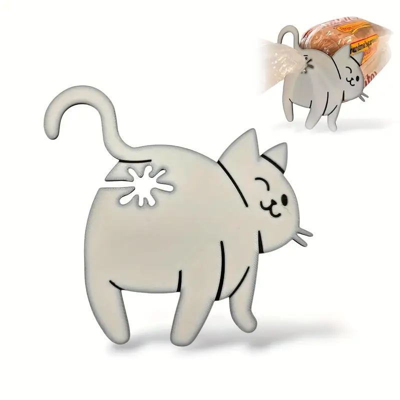 2pcs Funny Cat Butt Bag Clip,  - огляд і ціна Funny Kitchen Gadgets Gifts