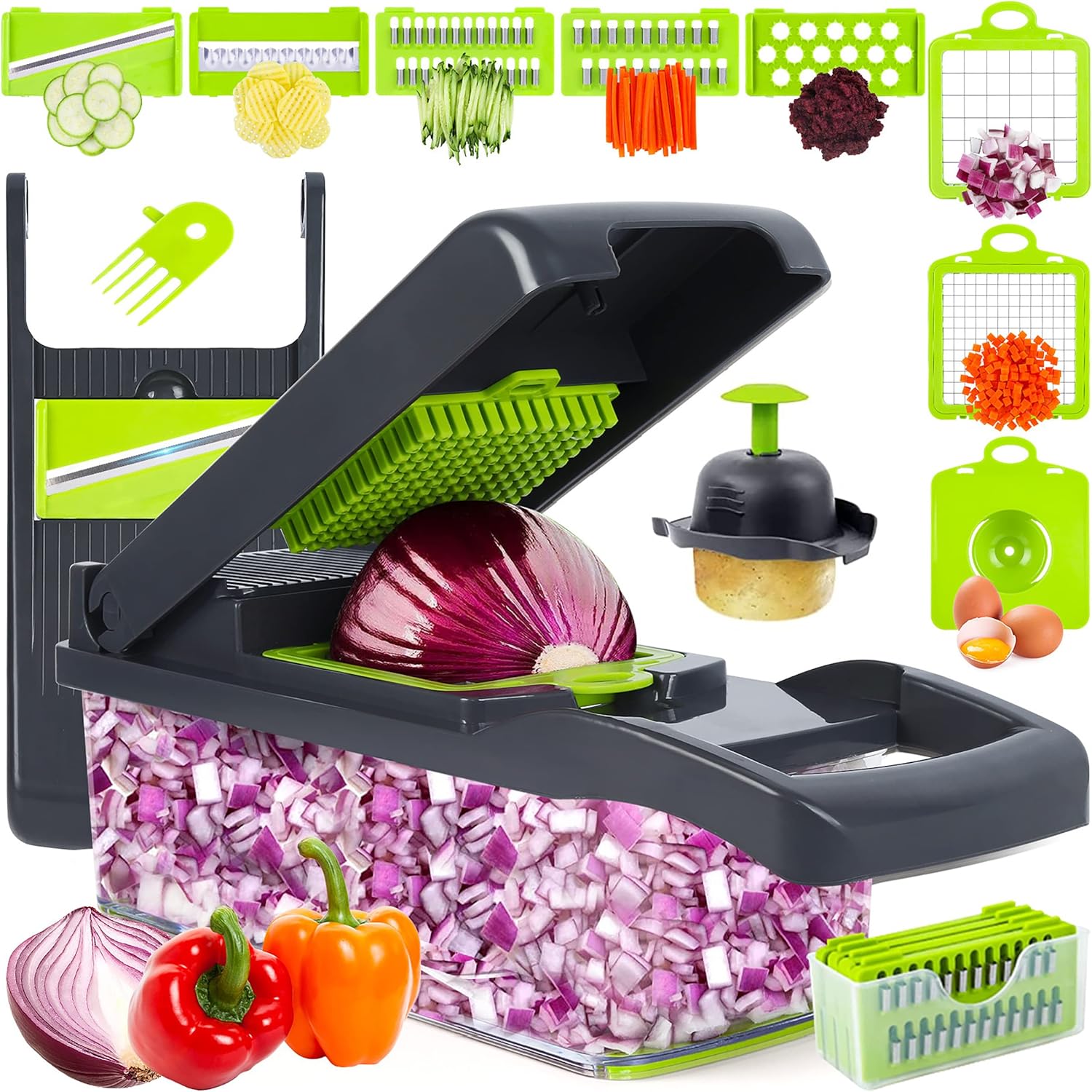 10-in-1 Vegetable Chopper Mand - огляд і ціна Mandoline Slicer