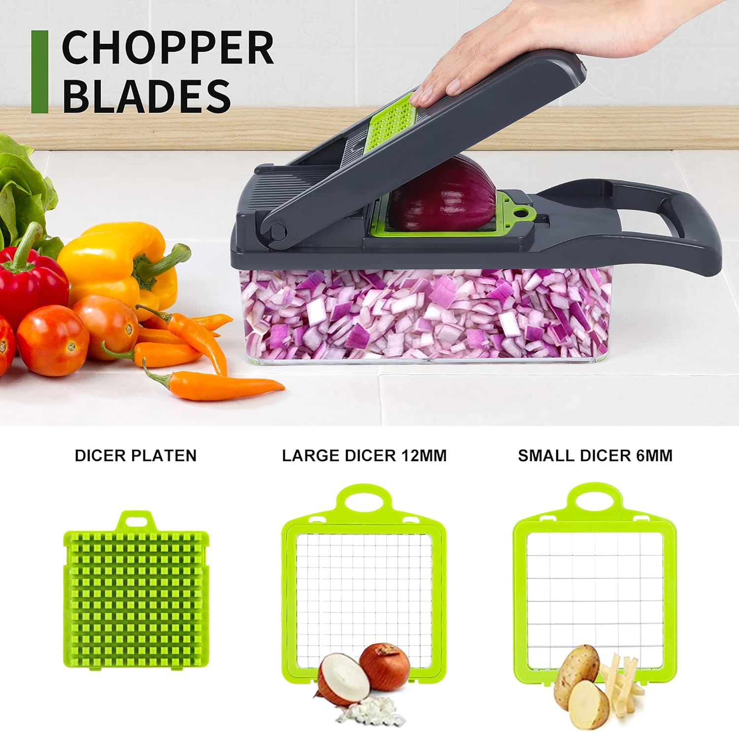 10-in-1 Vegetable Chopper Mand - огляд і ціна Mandoline Slicer