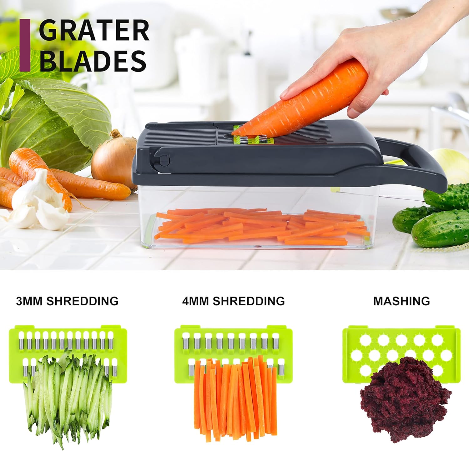 10-in-1 Vegetable Chopper Mand - огляд і ціна Mandoline Slicer